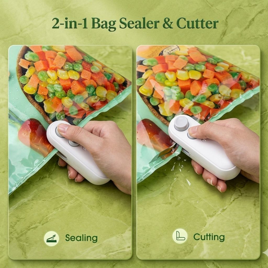 Sealing Machine For Kitchen - Seal & Cut Easily