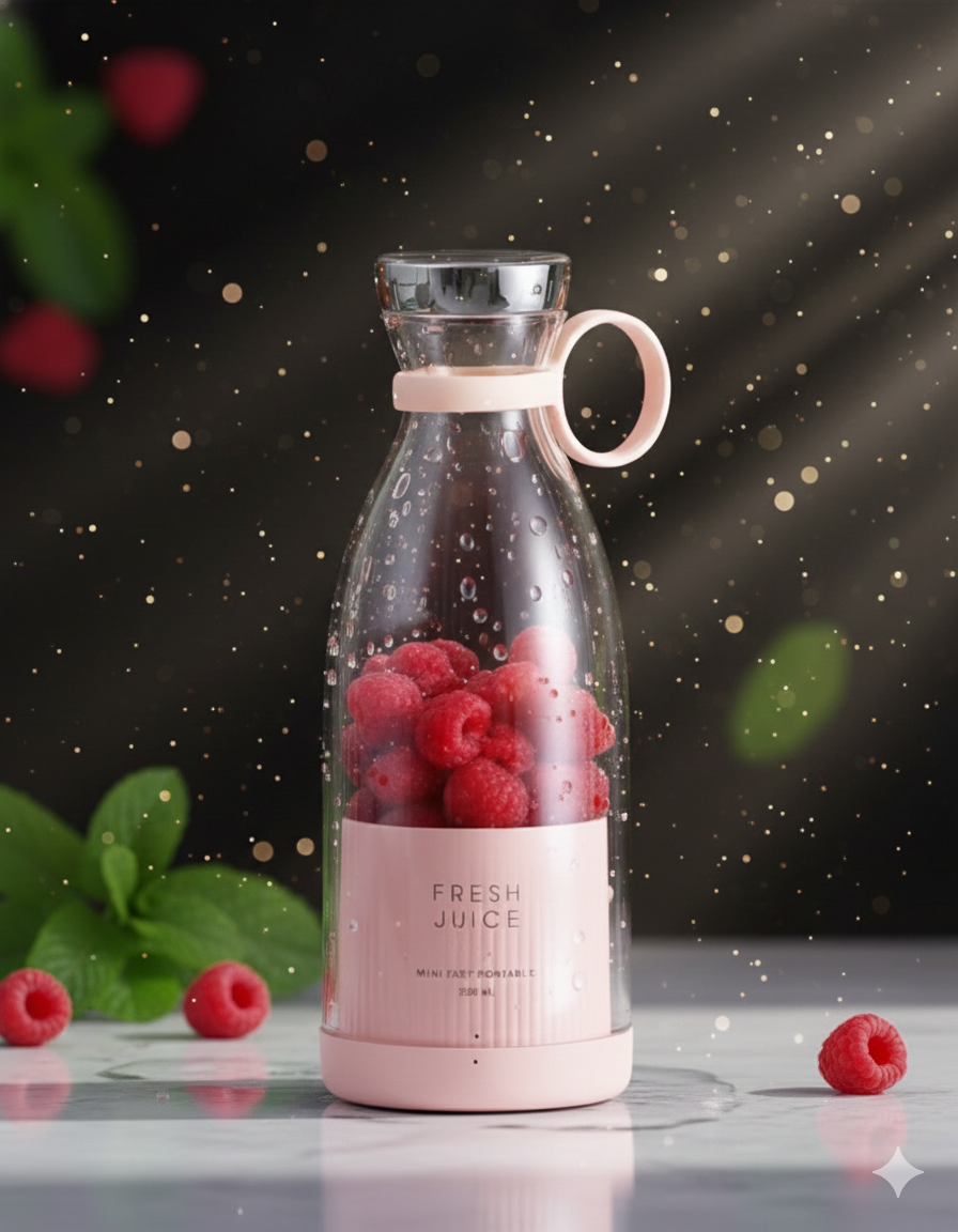 Portable Mini Juicer Bottle | Shakes,Smoothies,Etc